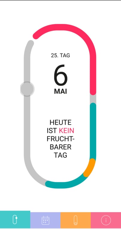 Startseite der Trackle app